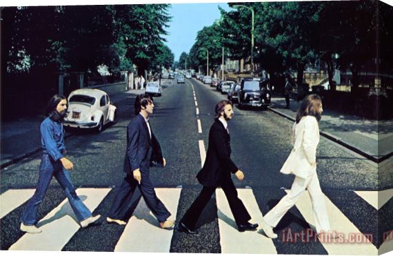 Collection The Beatles Abbey Road III Stretched Canvas Painting / Canvas Art