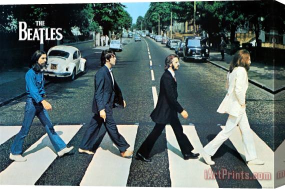 Collection The Beatles Abbey Road Stretched Canvas Painting / Canvas Art