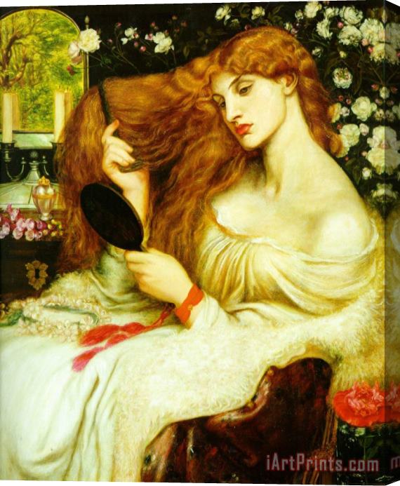 Dante Gabriel Rossetti Lady Lilith Stretched Canvas Print / Canvas Art