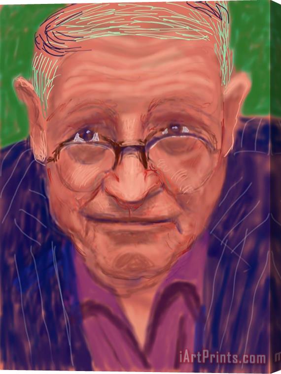 David Hockney Self Portrait, 21 March 2012 (1223), 2012 Stretched Canvas Painting / Canvas Art