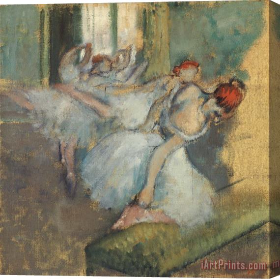 Degas Ballet Dancer Stretched Canvas Print / Canvas Art