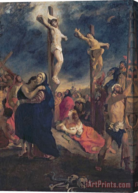 Delacroix Christ on the Cross Stretched Canvas Print / Canvas Art