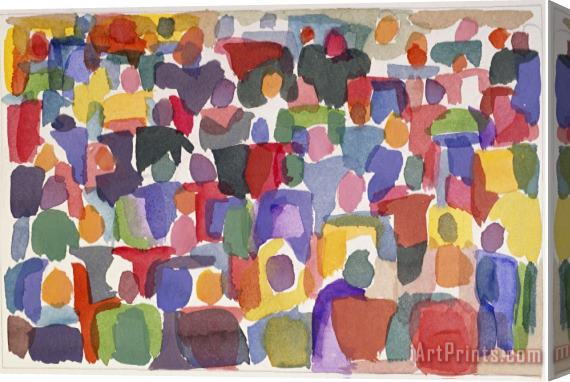 Diana Ong Crowd Iv Stretched Canvas Print / Canvas Art