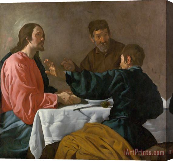 Diego Velazquez The Supper at Emmaus Stretched Canvas Print / Canvas Art