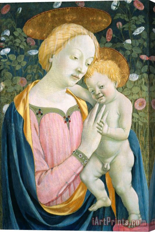 Domenico Veneziano Madonna And Child Stretched Canvas Painting / Canvas Art