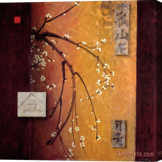 don li leger Oriental Blossoms Ii Stretched Canvas Print / Canvas Art