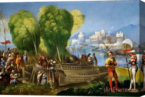 Dosso Dossi Aeneas And Achates on The Libyan Coast Stretched Canvas Print / Canvas Art