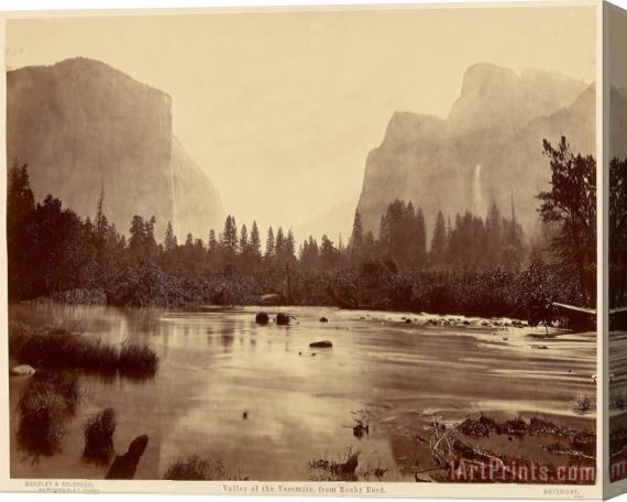 Eadweard J. Muybridge Valley of The Yosemite, From Rocky Ford Stretched Canvas Print / Canvas Art
