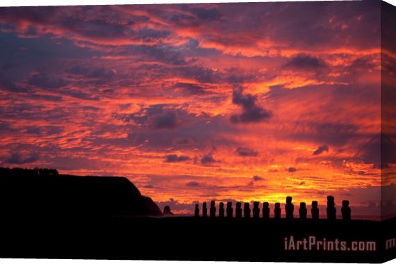 Easter Island Easter Island Stretched Canvas Print / Canvas Art