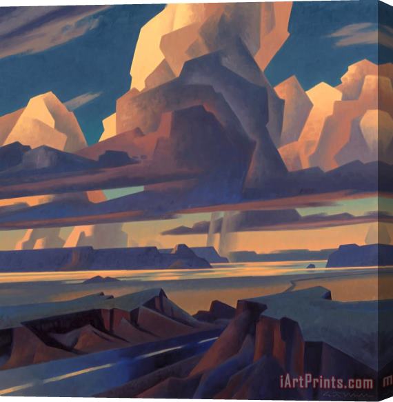 Ed Mell Driving Storm, 2001 Stretched Canvas Print / Canvas Art