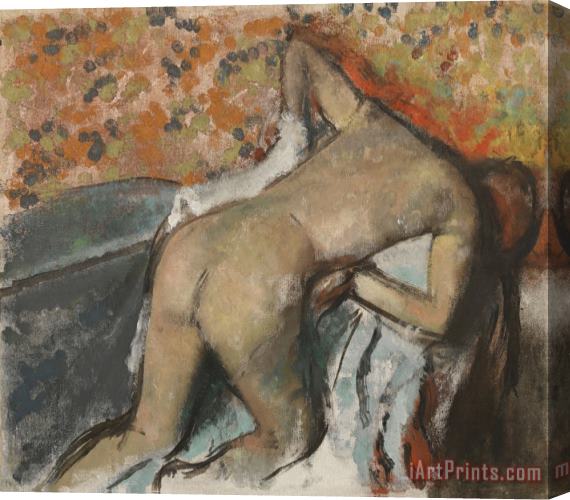 Edgar Degas After The Bath, Woman Drying Herself (apres Le Bain, Femme S'essuyant) Stretched Canvas Print / Canvas Art