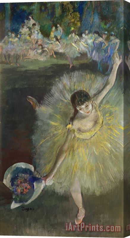 Edgar Degas End of an Arabesque Stretched Canvas Print / Canvas Art