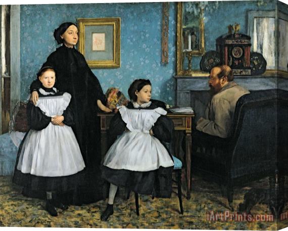 Edgar Degas The Bellelli Family Stretched Canvas Painting / Canvas Art