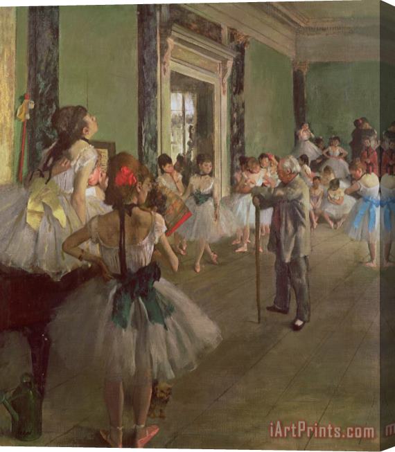 Edgar Degas The Dancing Class Stretched Canvas Print / Canvas Art