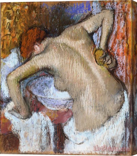 Edgar Degas Woman Sponging Her Back Stretched Canvas Painting / Canvas Art