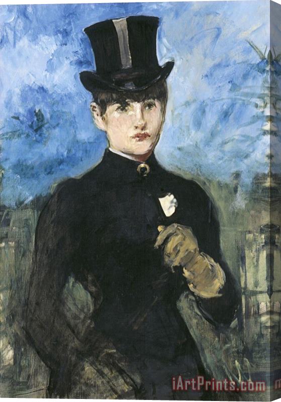 Edouard Manet Horsewoman, Fullface Stretched Canvas Print / Canvas Art