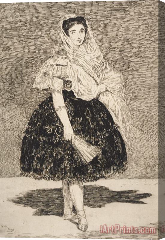 Edouard Manet Lola De Valence Stretched Canvas Print / Canvas Art