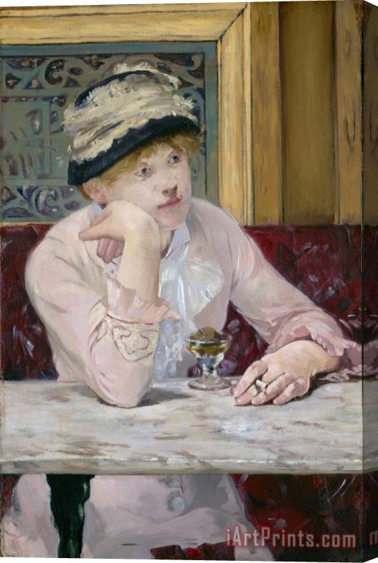 Edouard Manet Plum Brandy Stretched Canvas Painting / Canvas Art