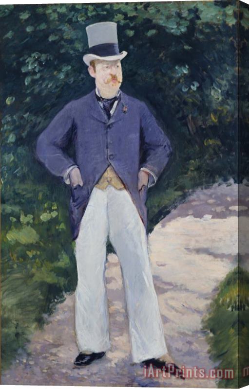 Edouard Manet Portrait of Monsieur Brun Stretched Canvas Print / Canvas Art