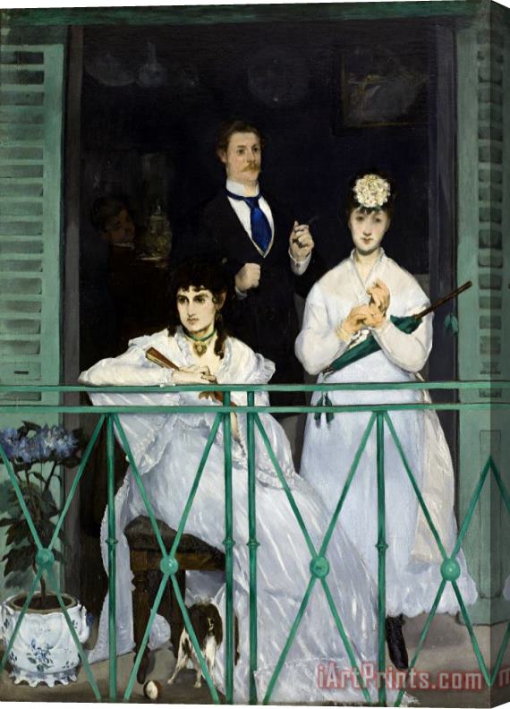 Edouard Manet The Balcony Stretched Canvas Print / Canvas Art