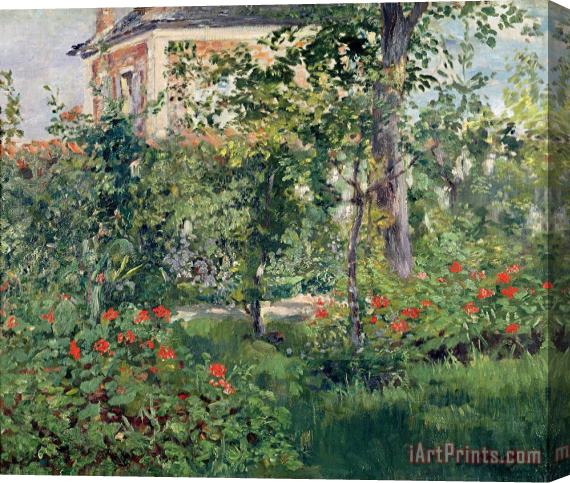 Edouard Manet The Garden at Bellevue Stretched Canvas Print / Canvas Art