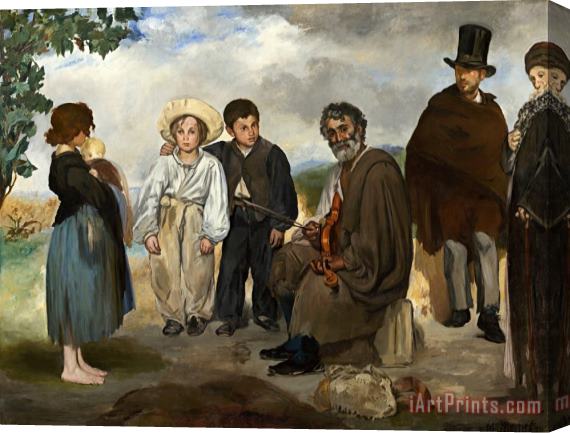 Edouard Manet The Old Musician Stretched Canvas Print / Canvas Art