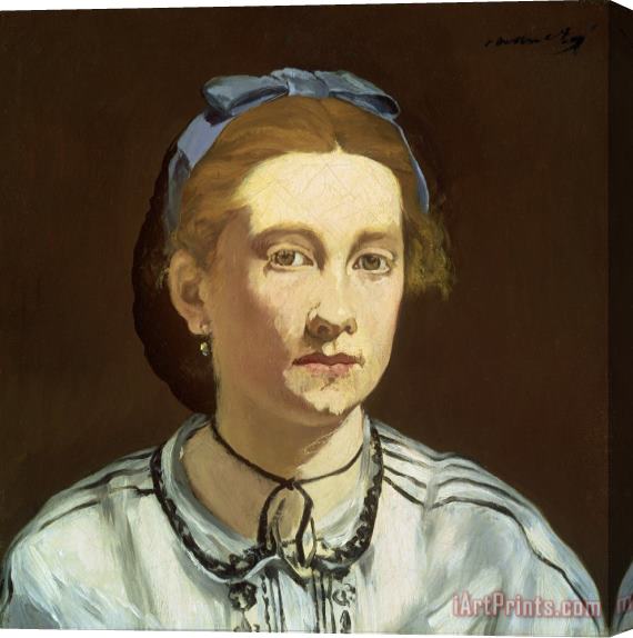 Edouard Manet Victorine Meurent Stretched Canvas Print / Canvas Art