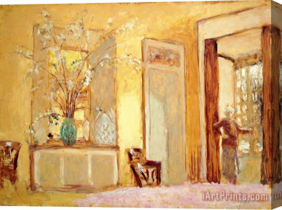 Edouard Vuillard Woman in an Interior (madame Hessel at Les Clayes) Stretched Canvas Print / Canvas Art