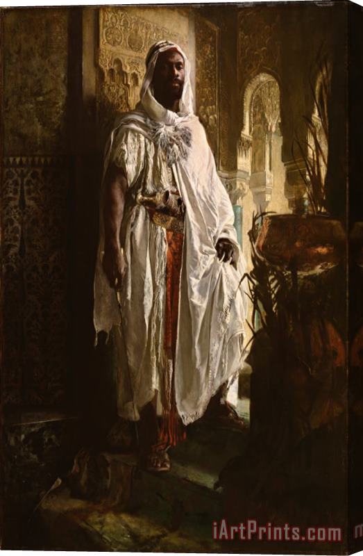 Eduard Charlemont, Austrian The Moorish Chief Stretched Canvas Painting / Canvas Art