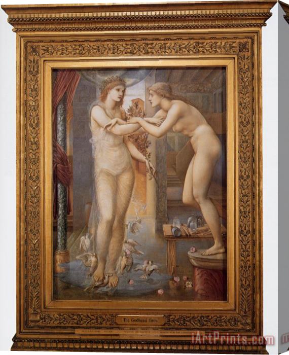 Edward Burne Jones Pygmalion And The Image III &#173; The Godhead Fires Stretched Canvas Painting / Canvas Art