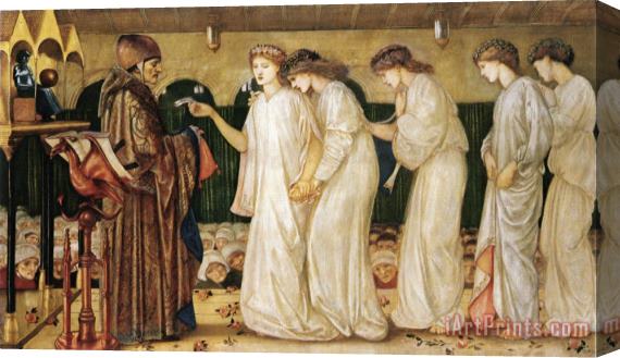 Edward Burne Jones Saint George And The Dragon Princess Sabra Drawing The Lot Stretched Canvas Print / Canvas Art