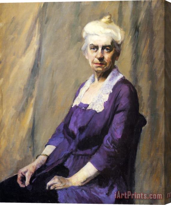 Edward Hopper Elizabeth Griffiths Smith Hopper The Artist's Mother 1916 Stretched Canvas Print / Canvas Art