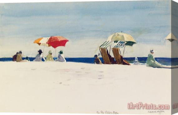 Edward Hopper Gloucester Beach Stretched Canvas Print / Canvas Art