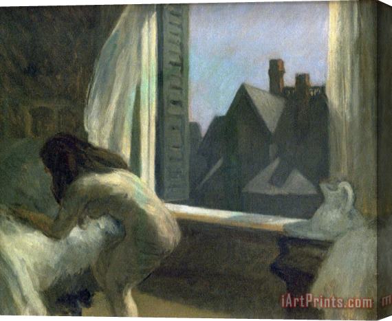 Edward Hopper Moonlight Interior Stretched Canvas Painting / Canvas Art