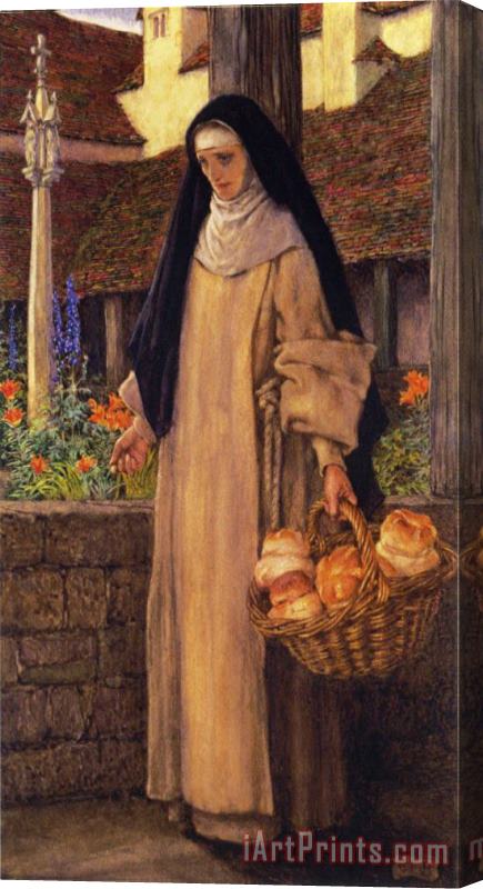 Eleanor Fortescue Brickdale Guinevere Stretched Canvas Print / Canvas Art