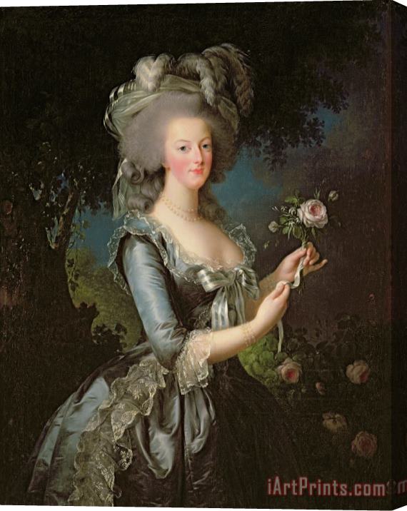 Elisabeth Louise Vigee Lebrun Marie Antoinette Stretched Canvas Painting / Canvas Art