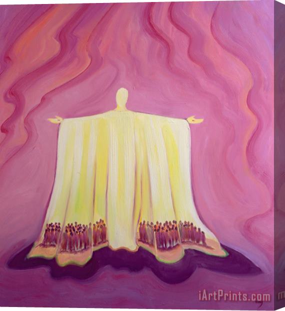 Elizabeth Wang Jesus Christ is like a tent which shelters us in life's desert Stretched Canvas Painting / Canvas Art
