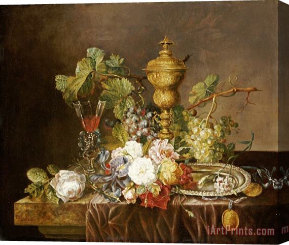Emily Stannard A Still Life with Roses Stretched Canvas Print / Canvas Art