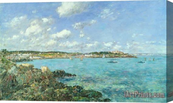 Eugene Louis Boudin The Bay of Douarnenez Stretched Canvas Print / Canvas Art