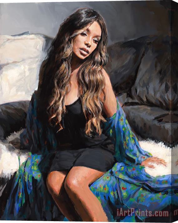 Fabian Perez Angelica, 2021 Stretched Canvas Painting / Canvas Art