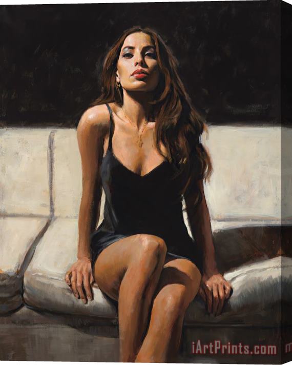 Fabian Perez At The Four Seasons II, 2021 Stretched Canvas Print / Canvas Art