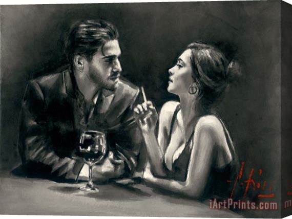 Fabian Perez Intimate Moments II Stretched Canvas Print / Canvas Art