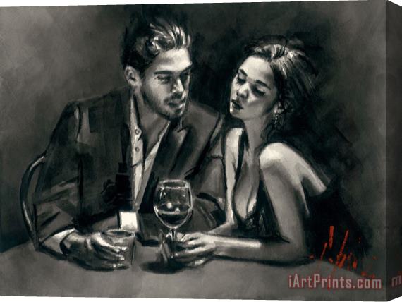 Fabian Perez Intimate Moments III Stretched Canvas Print / Canvas Art