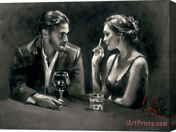 Fabian Perez Intimate Moments IV Stretched Canvas Print / Canvas Art