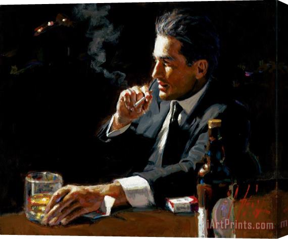 Fabian Perez Proud to Be a Man III Stretched Canvas Painting / Canvas Art