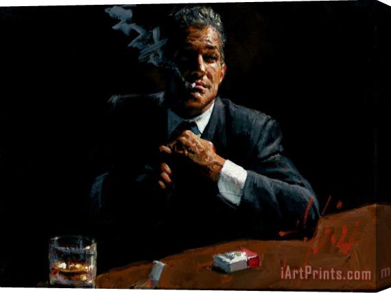 Fabian Perez Proud to Be a Man Stretched Canvas Print / Canvas Art