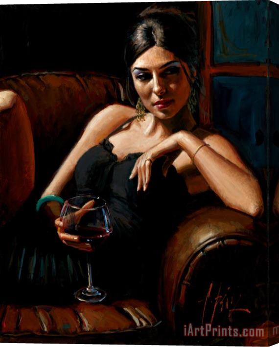 Fabian Perez The Living Room V Stretched Canvas Painting / Canvas Art
