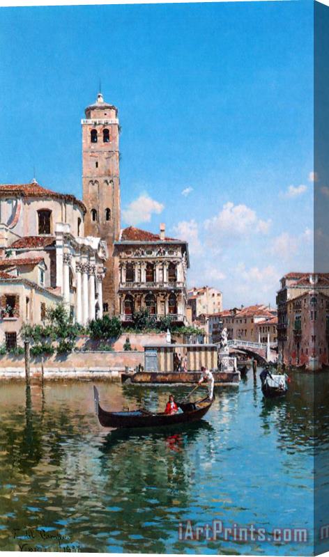 Federico Del Campo The Palazzo Labia, Venice Stretched Canvas Print / Canvas Art