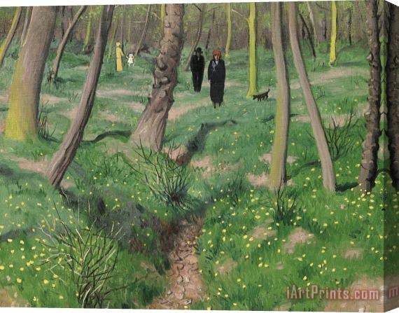 Felix Edouard Vallotton Undergrowth In Spring Stretched Canvas Painting / Canvas Art