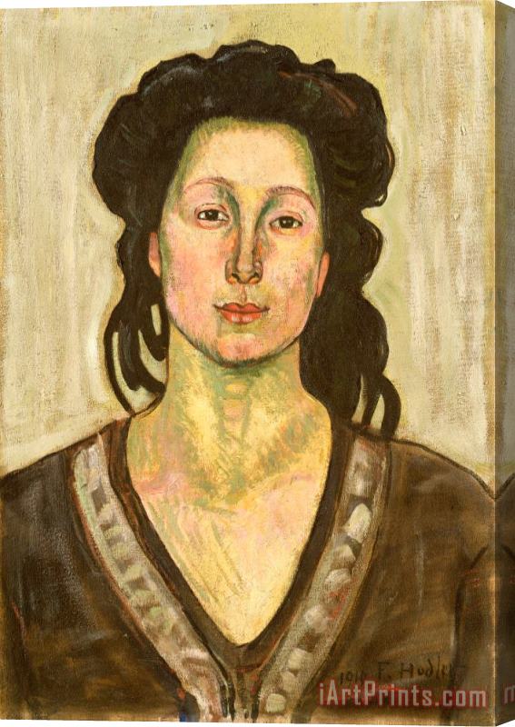 Ferdinand Hodler Portrait of Jeanne Cerani Stretched Canvas Print / Canvas Art